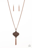 Rural Remedy - Copper Necklace Paparazzi