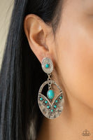 Terra Tribute - Blue Post Earring Paparazzi