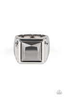 All About the Benjamins - Silver Men's Ring Paparazzi Incoming