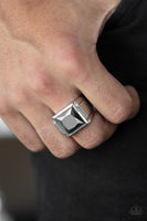 All About the Benjamins - Silver Men's Ring Paparazzi Incoming