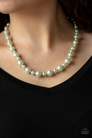 Pearl Heirloom - Green Necklace Paparazzi