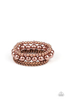 A PEARL-fect Ten - Copper Bracelet Paparazzi