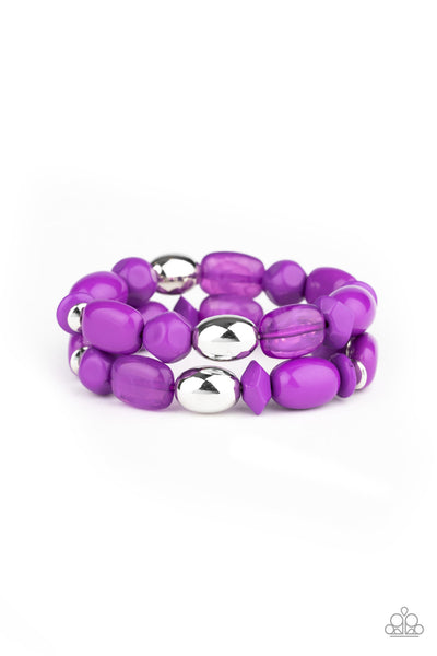 Fruity Flavor - Purple Bracelet Paparazzi