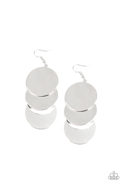 Dream Sheen - Silver Earrings Paparazzi