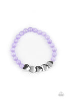 Heart-Melting Glow - Purple Bracelet Paparazzi