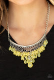 Rio Rainfall - Yellow Necklace Paparazzi