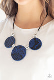 Viper Pit - Blue Necklace Paparazzi