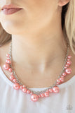 Uptown Pearls - Orange Necklace Paparazzi