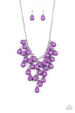 Serenely Scattered - Purple Necklace Paparazzi