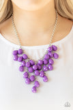 Serenely Scattered - Purple Necklace Paparazzi