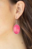 Serenely Sediment - Pink Earring Paparazzi