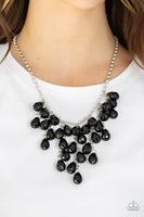 Serenely Scattered - Black Necklace Paparazzi