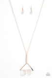 Raw Talent - Rose Gold Necklace Paparazzi