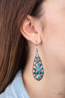 Fantastically Fanciful - Blue Earrings Paparazzi