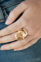 Pro Top Spin - Gold Ring Paparazzi
