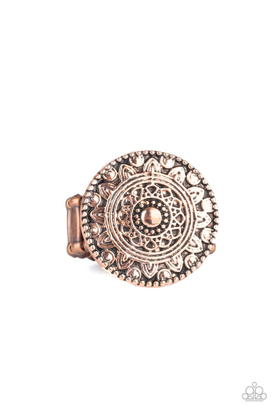 One in a MEDALLION - Copper Ring Paparazzi