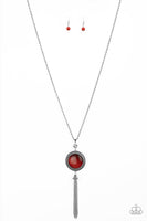 Serene Serendipity - Red Necklace Paparazzi