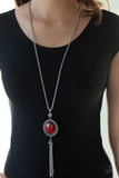 Serene Serendipity - Red Necklace Paparazzi