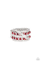 Elegant Effervescence - Red Ring Paparazzi