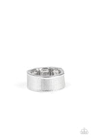 Uppercut - Silver Men's Ring Paparazzi