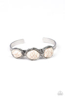 Stone Shop - White Bracelet Paparazzi