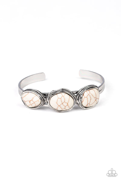 Stone Shop - White Bracelet Paparazzi