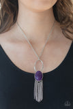 Dewy Desert - Purple Necklace Paparazzi