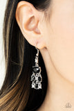 Demurely Divine - Black Earrings Paparazzi