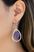 Seasonal Simplicity - Purple Earrings Paparazzi