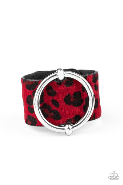 Asking FUR Trouble - Red Urban Bracelet Paparazzi