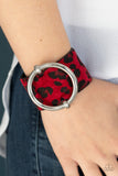 Asking FUR Trouble - Red Urban Bracelet Paparazzi