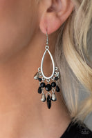 Summer Catch - Black Earrings Paparazzi