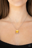 Pro Edge - Yellow Necklace Paparazzi