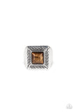 The Wrangler - Brown Men's Ring Paparazzi