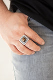 The Wrangler - Brown Men's Ring Paparazzi