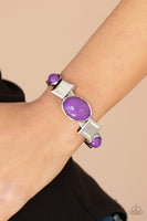 Abstract Appeal - Purple Bracelet Paparazzi