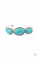 Stone Solace - Blue Bracelet Paparazzi