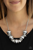 Only The Brave - White Necklace Paparazzi