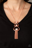 As MOON As I Can - Copper Necklace Paparazzi