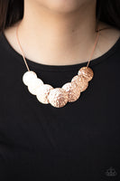 RADIAL Waves - Copper Necklace Paparazzi