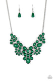 Bohemian Banquet - Green Necklace Paparazzi