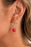 Bohemian Bombshell - Red Necklace Paparazzi