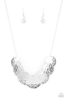 RADIAL Waves - Silver Necklace Paparazzi