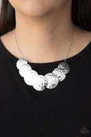 RADIAL Waves - Silver Necklace Paparazzi