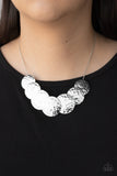 RADIAL Waves - Silver Necklace Paparazzi