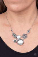 Exquisitely Eden - White Necklace Paparazzi