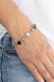 Stargazing Sparkle - Black Bracelet Paparazzi