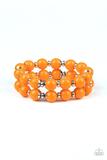 Bubble Blast Off - Orange Bracelet Paparazzi
