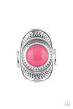 Sunny Sensations - Pink Ring Paparazzi