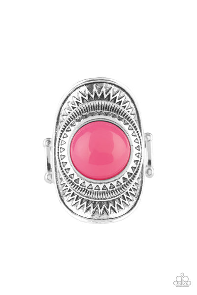 Sunny Sensations - Pink Ring Paparazzi